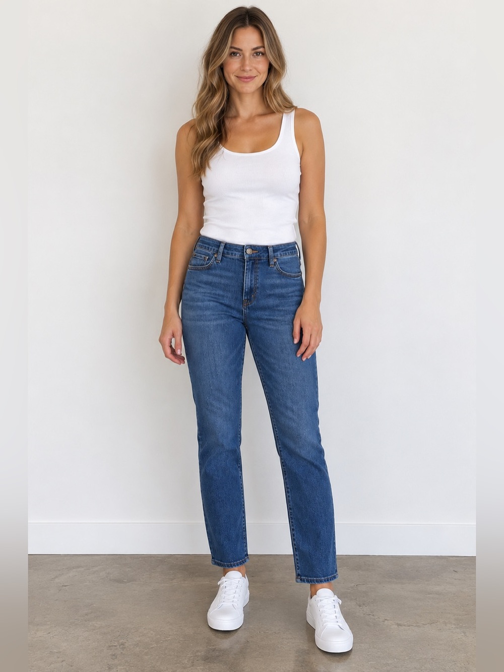 KUT From The Kloth Katy Boyfriend Jeans Women’s Size 8 Blue Stretch Denim